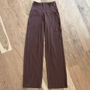 lululemon athletica Brown Wide Leg Pants